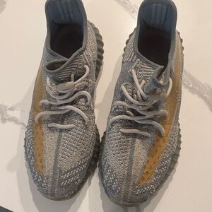Gray and Tan Yeezy Sneaker